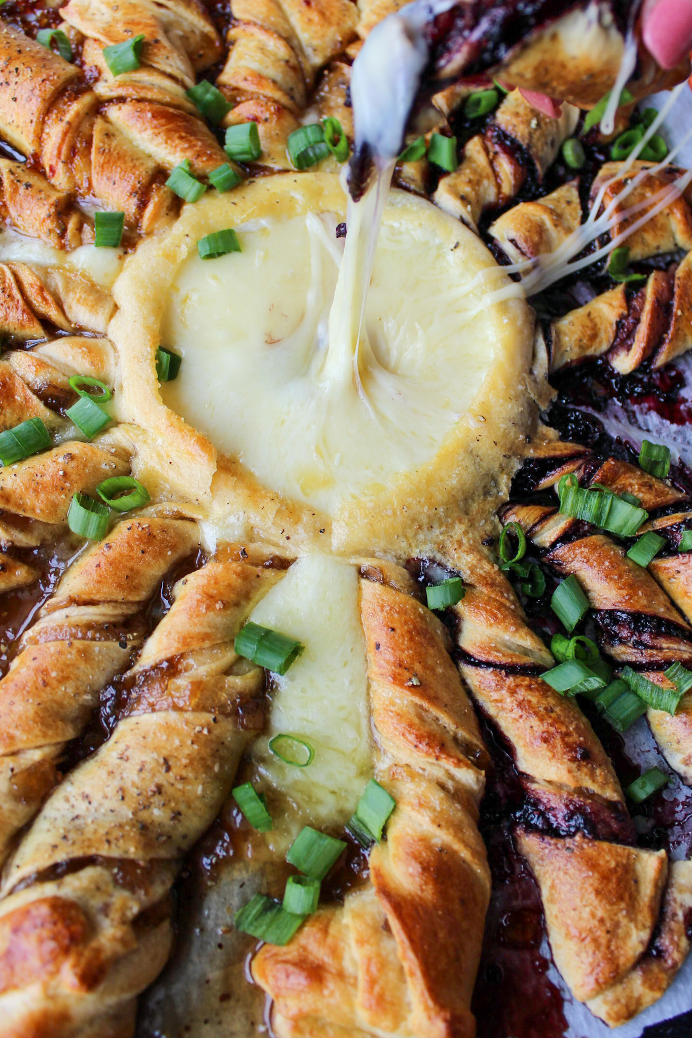 Jam Twists with Baked Brie For The Perfect Bite